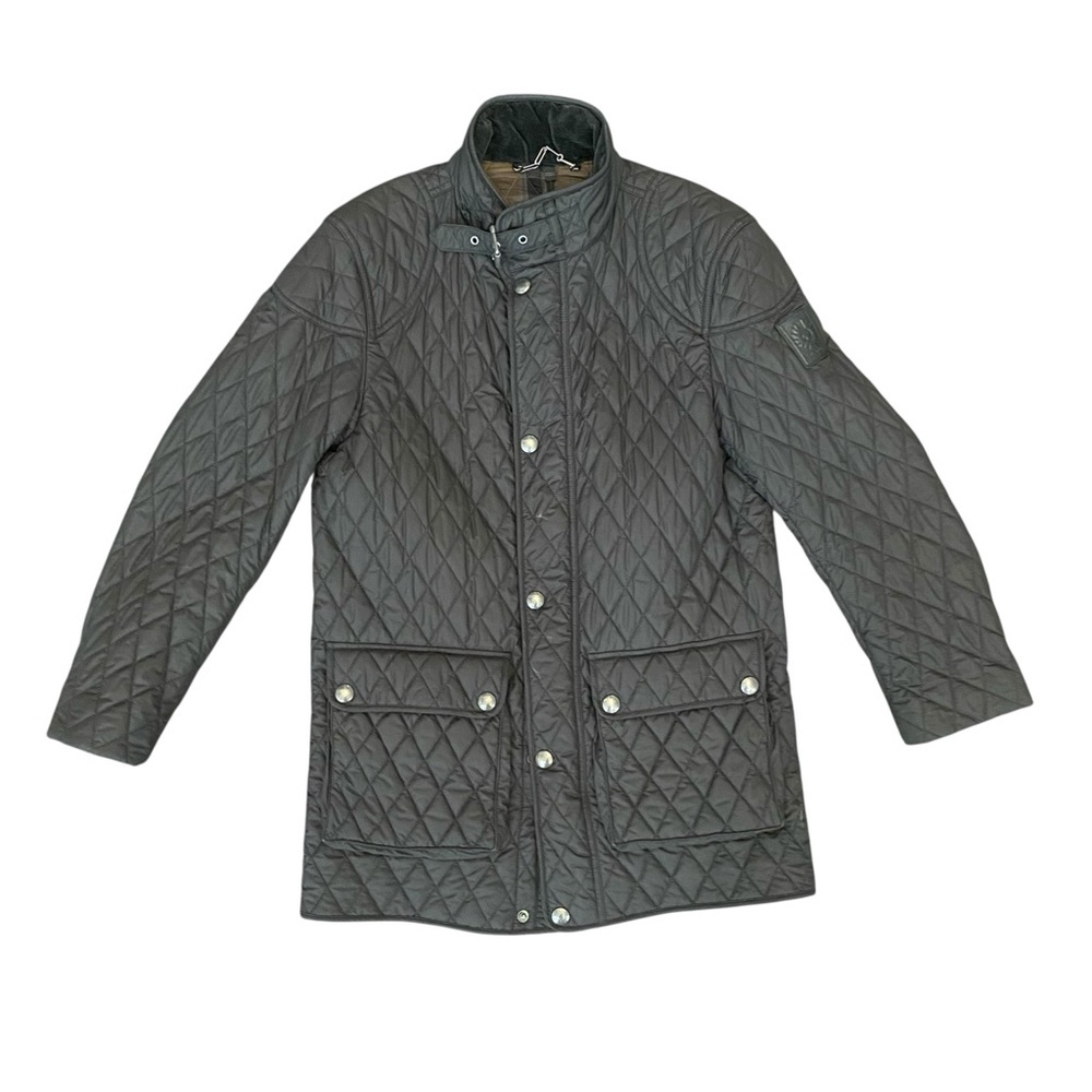 Belstaff England made in Romania black zip up full sleeve jacket women’s size 46